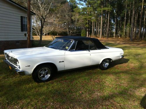1965 plymouth satellite convertible with a 440
