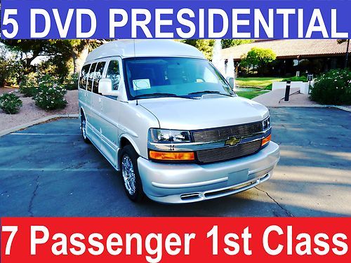 First class presidential, 5 tv-dvd, 26" tv, 7 pass custom conversion van