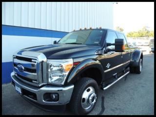 13 ford super duty f350 dually, lariat, navigation, sunroof, leather, low miles!