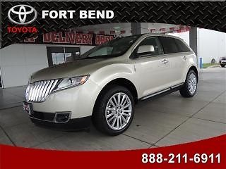 2011 lincoln mkx fwd 4dr abs alloy bluetooth camera leather roof navigation