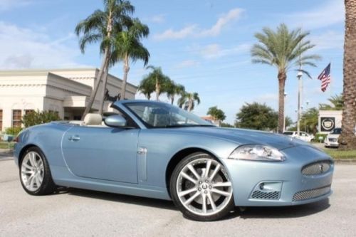 Zircon xkr convertible 2 owner florida car clean carfax 4.2l nav supercharged