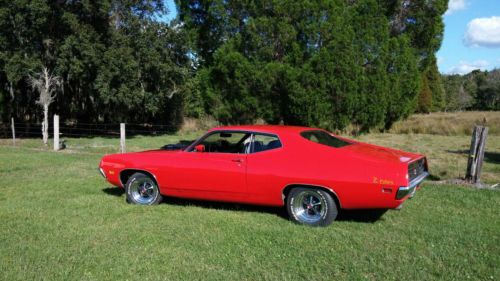 1971 ford torino cobra 7.0l j code 4 speed manual with console