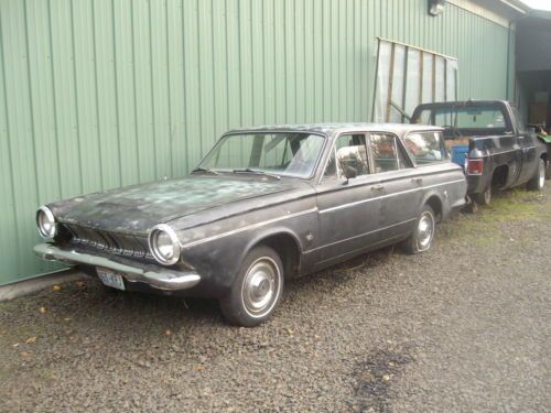 66 dodge wagon with 63 dart gt frount clip