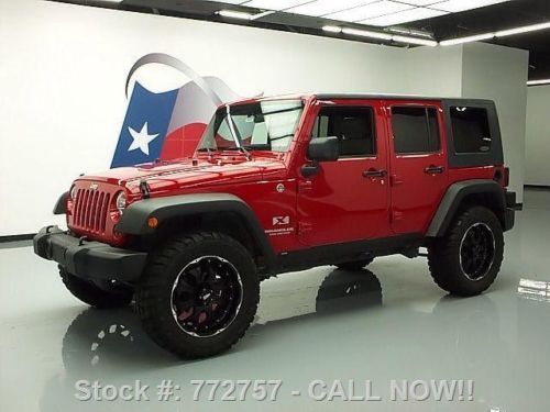 2009 jeep wrangler unlimited x 4dr 4x4 hardtop 20&#039;s 59k texas direct auto