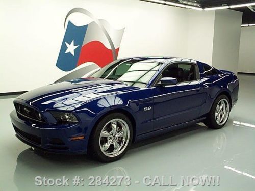 2013 ford mustang gt premium 5.0 6-spd leather 19&#039;s 8k! texas direct auto