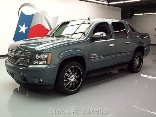 2010 chevy avalanche tx edition leather 22&#039;&#039; wheels 70k texas direct auto