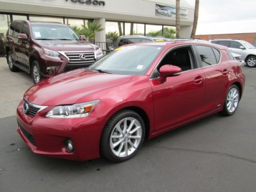 11 hybrid red automatic navigation sunroof miles:28k one owner certified