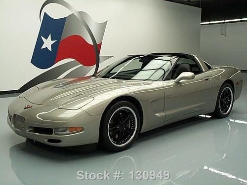 2001 chevy corvette 5.7l v8 6-speed leather only 43k mi texas direct auto