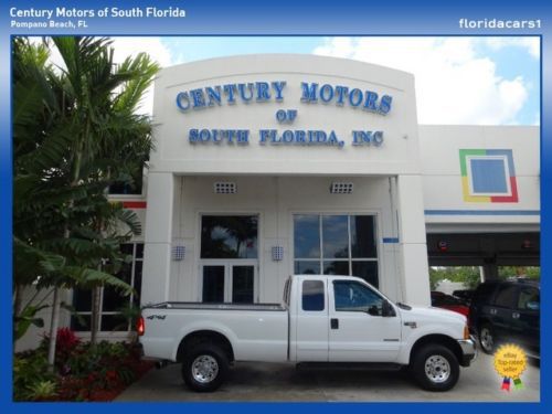 2001 ford f250 4dr extended cab 7.3l v8 turbo diesel 4x4 4wd low mileage