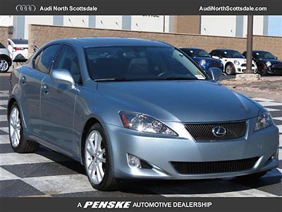 06 lexus is 350 blue leather moon roof clean car fax one owner 46k miles