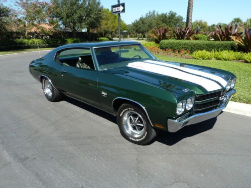 1970 ss chevelle 502 crate motor southern car !!! nice !!