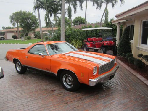 1974 chevrolet el camino v8 350 a/c new paint and interior muscle car no reserve
