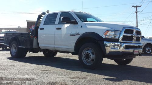 New 2014 ram 4500 crew cab 4x4 with 9ft skirted 4 toolbox gooseneck flatbed