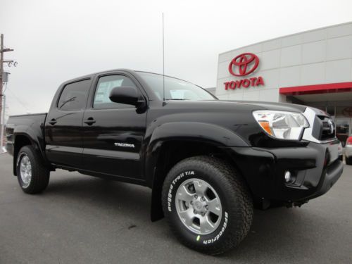 New 2014 tacoma double cab v6 4x4 trd off road black paint 4wd rear locking diff