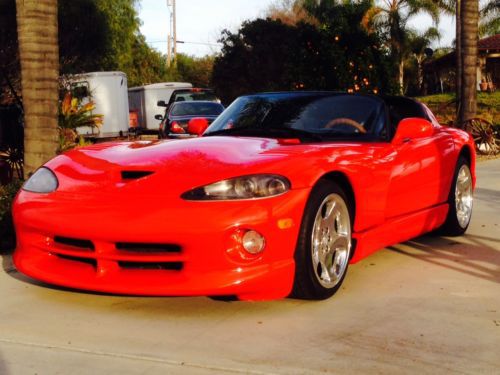 2000 dodge viper rt10 red convertible