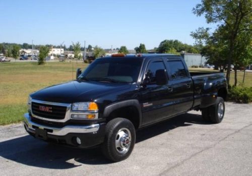 2003 gmc sierra 3500 crew cab dually, duramax diesel, loaded, original owner