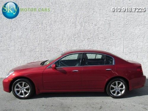 G35x awd heated leather seats moonroof 1-owner!