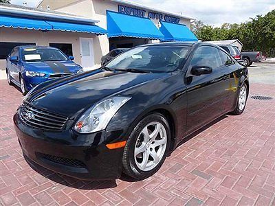 Beautiful 2004 infiniti g35 coupe with premium package, one owner florida car