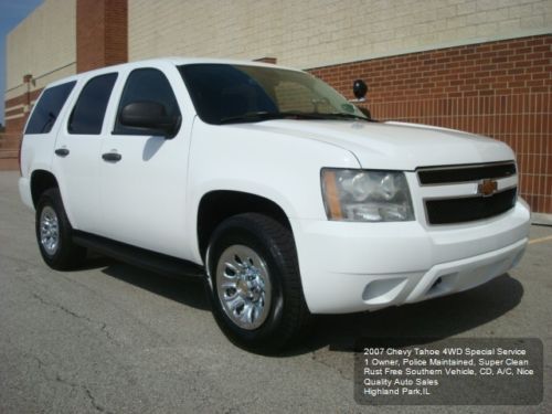 2007 chevy tahoe 4x4 government owned new tires well maintained carfax certified