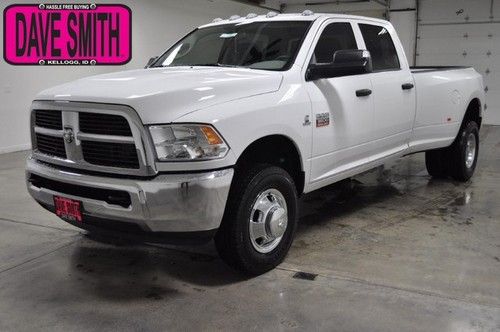 2012 new white dodge dually crew 4wd manual diesel popular equipment group!!!!!