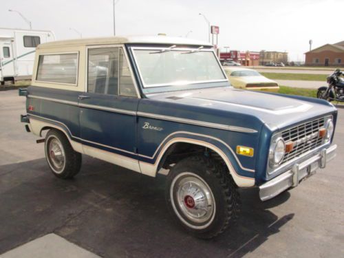 1976 early ford bronco bicentennial w/ranger pkg. one family owned!!!!!