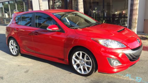 2010 mazda 3 mazdaspeed hatchback 4-door 2.3l in mica red with tech package