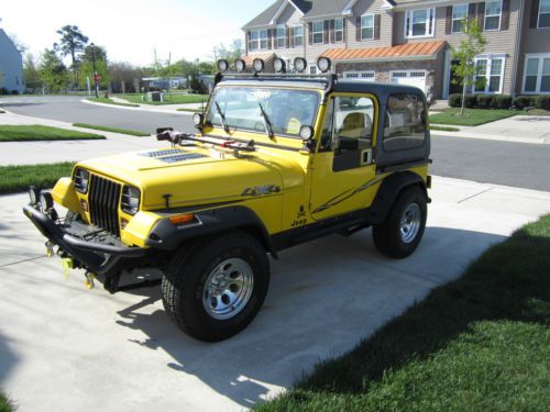 Restored 1989 jeep wrangler yj  2.5l 4cyl  5 speed