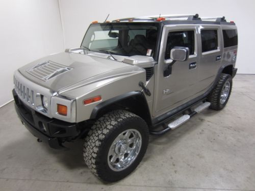 2003 hummer h2 6.0l v8 auto  4wd leather sunroof co/ks owned 80+ pics