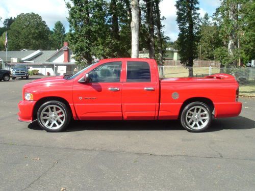 2005 dodge quad cab ram 1500 srt-10 viper powered v-10, low miles