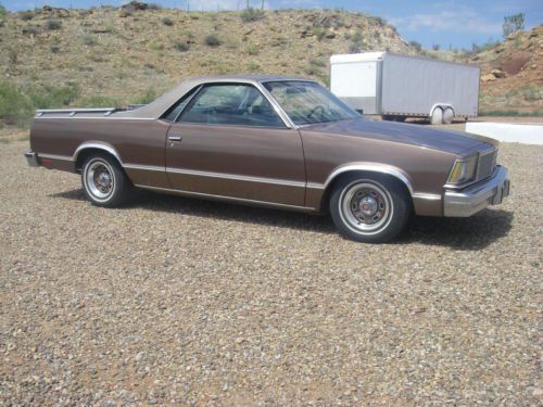 Not new but clean new mexico 79 el camino auto, air, tilt, p steering, p brakes