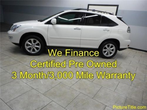 09 rx350 fwd leather sunroof certified pre owned warranty we finance texas