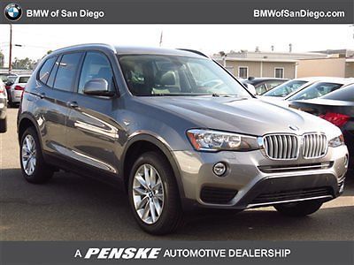 Xdrive28i new 4 dr suv automatic gasoline 2.0l twinpower turbo in-l space gray m