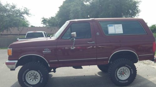 1991 ford bronco 21st anniversary 4wd 302 v8 5-speed