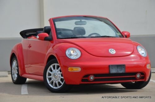 2004 volkswagen beetle gls convertible lth/htd seats $599 ship