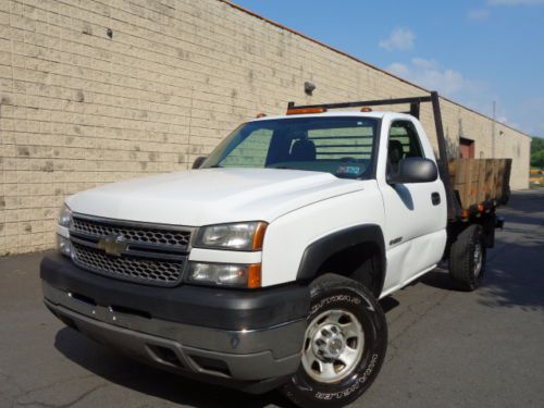 Chevrolet silverado 3500 4x4 stake flat bed auto free autocheck no reserve