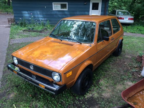 True survivor vw rabbit c 2 door 4 speed panama brown