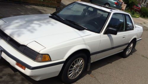 1987 white honda prelude 2.0 si manual in great condition