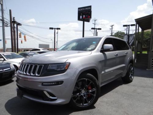 2014 jeep grand cherokee srt8 v8 6.4 l 8 4wd 470hp 9k miles we finance, silver