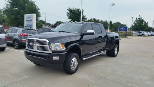 Dodge ram 3500 dually 4wd mega cab leather diesel  tv 4dr sunroof dvd pw pl