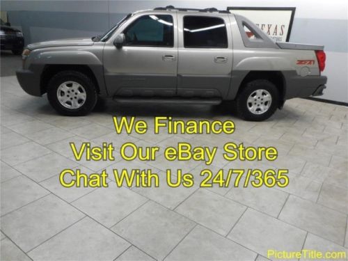 02 avalanche 1500 z71 4x4 crew cab carfax certified we finance texas