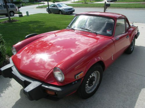 1979 triumph spitfire base convertible 2-door 1.5l