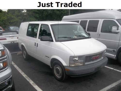 1999 gmc safari cargo van low miles clean history report v6 rwd safty cage