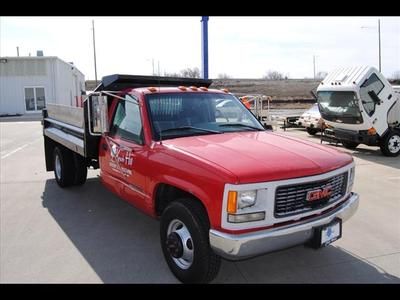 Dump truck red heavy duty hitch black 96 dually