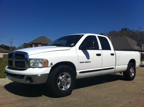 2005 dodge ram 2500 slt cummins turbo diesel 5.9 ho crew cab lwb 2wd 05 23mpg!