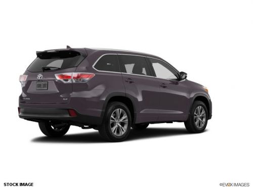 2014 toyota highlander xle