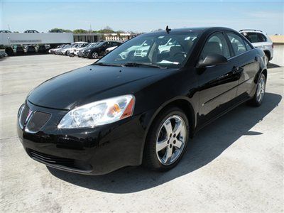 2006 pontiac g6 gt sedan black/beige heated seats, sunroof, cc export ok **fl