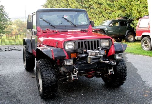 1992 jeep wrangler yj s sport utility 2-door 2.5l lifted