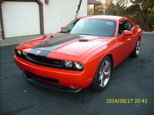 2008 challenger srt8 6.1 hemi orange with 4,177 miles limited edition