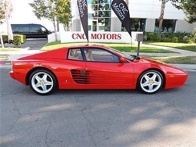 1992 ferrari 512tr testarossa recent major service great service history