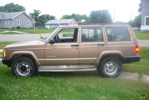 2000 jeep cherokee sport utility 4-door 4.0l 4wd, a/c, fleet pack, tow pack